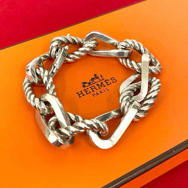 Hermes Chambord GM Silver Bracelet