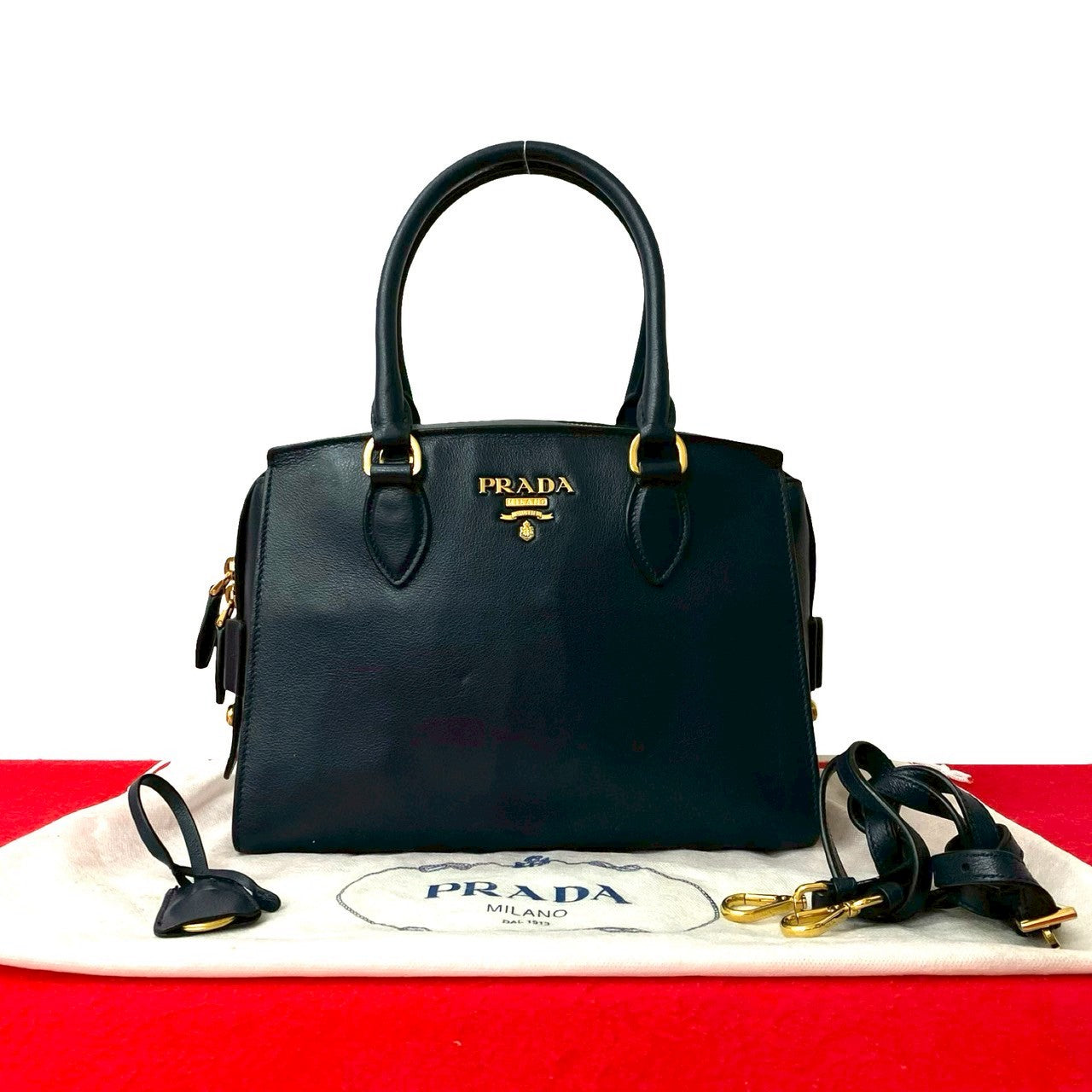 Prada Leather 2way Bag