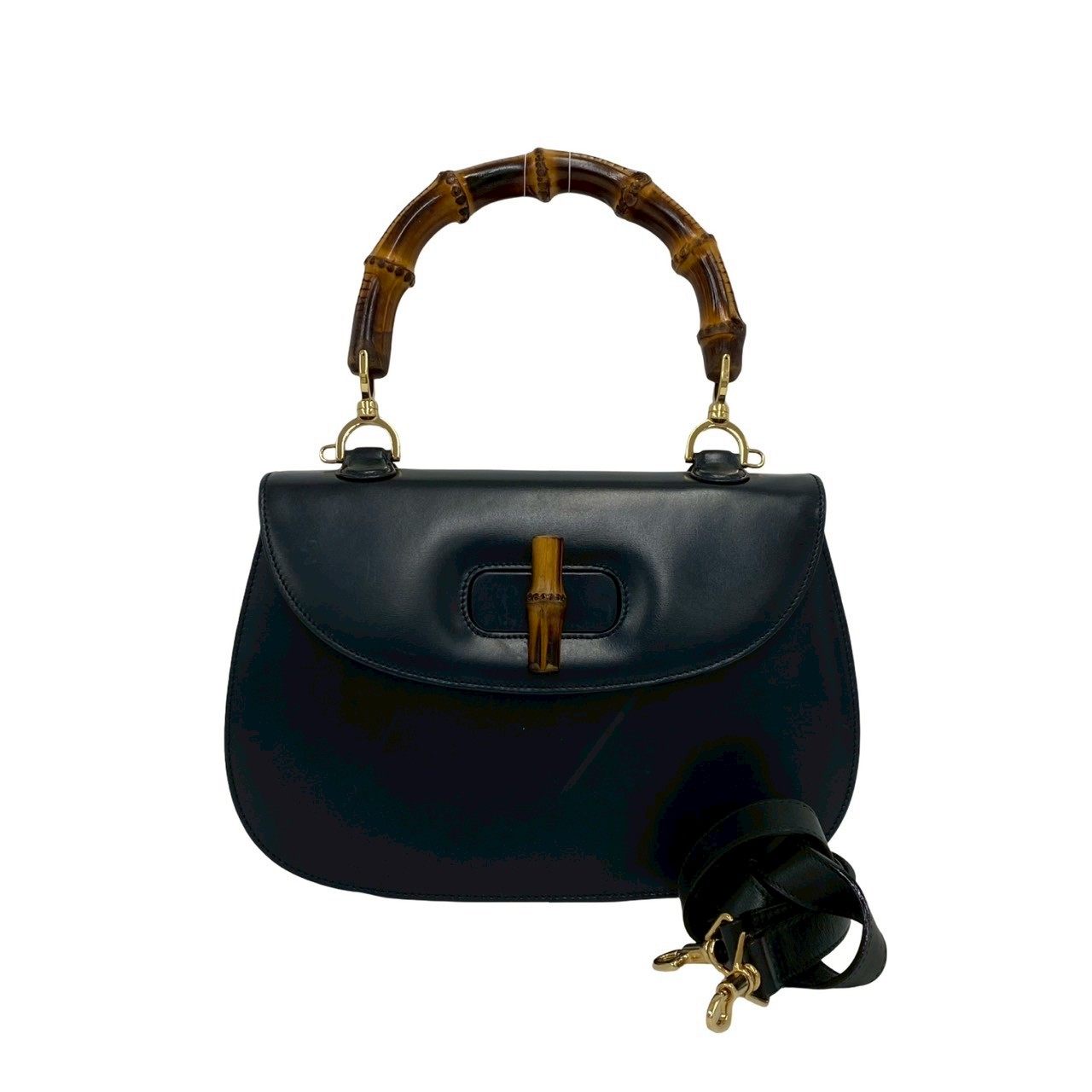 Gucci Bamboo Leather 2way Bag