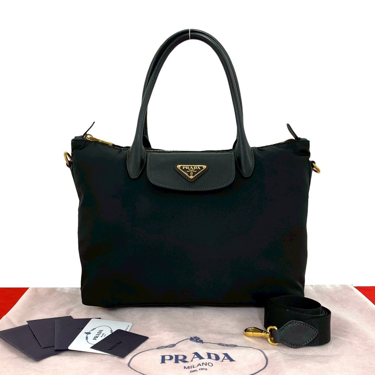 Prada Tessuto 2way Shoulder Bag – LuxUness