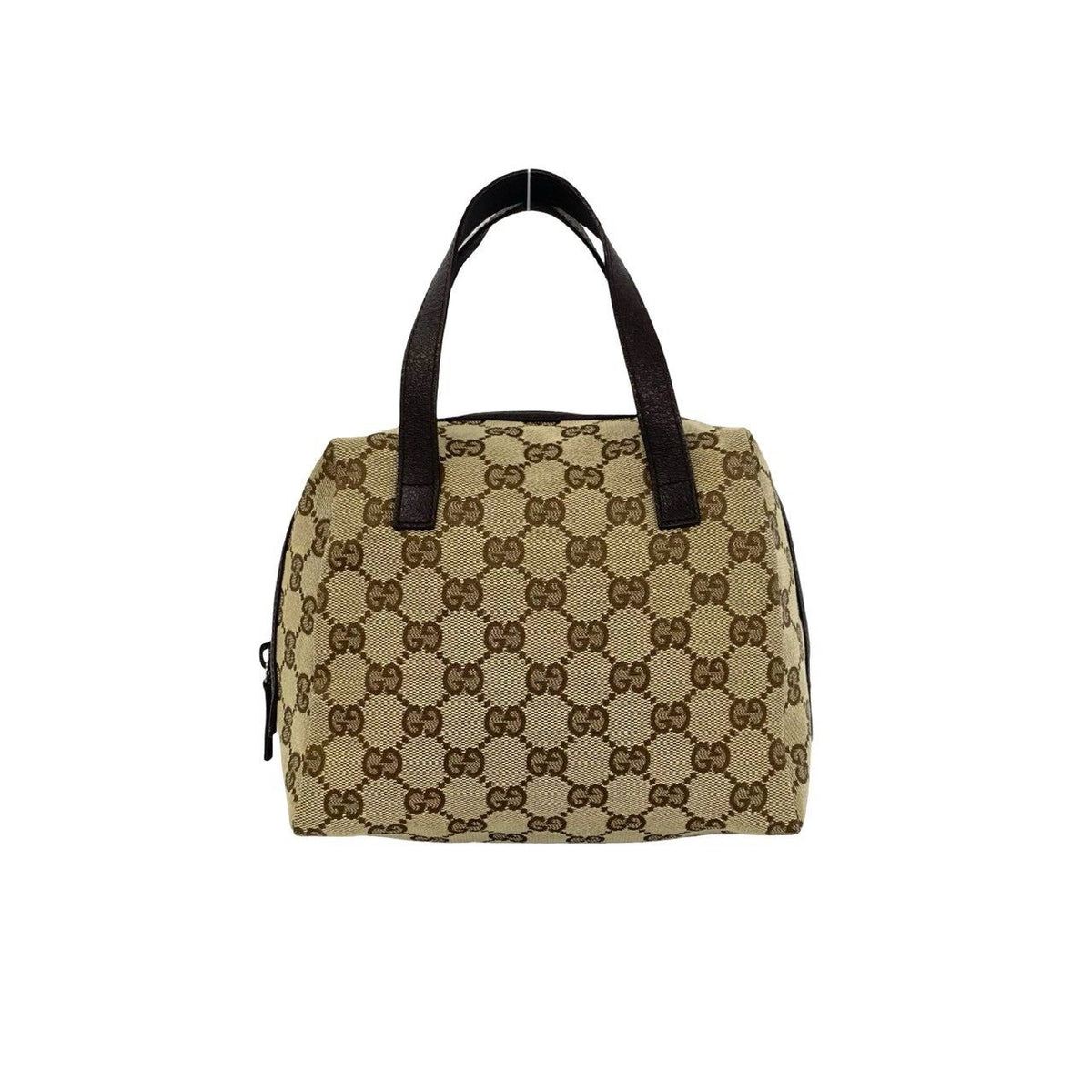 Gucci GG Canvas Leather Handbag