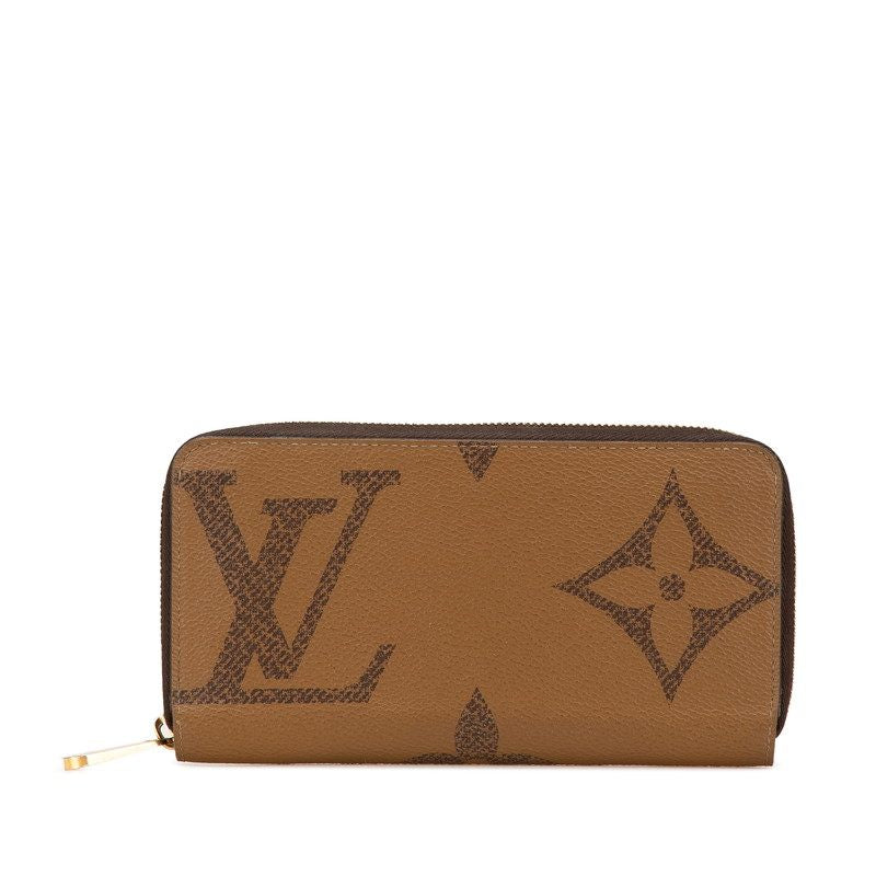 Louis Vuitton Zippy Wallet Monogram Giant Reverse PVC Long Wallet