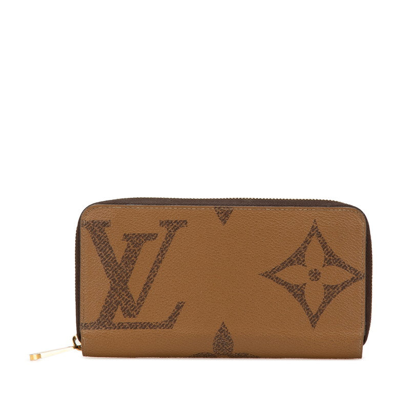 Louis Vuitton Zippy Wallet Monogram Giant Reverse PVC Long Wallet