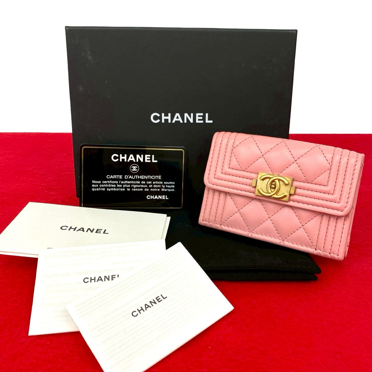 Chanel Boy Chanel Trifold Wallet