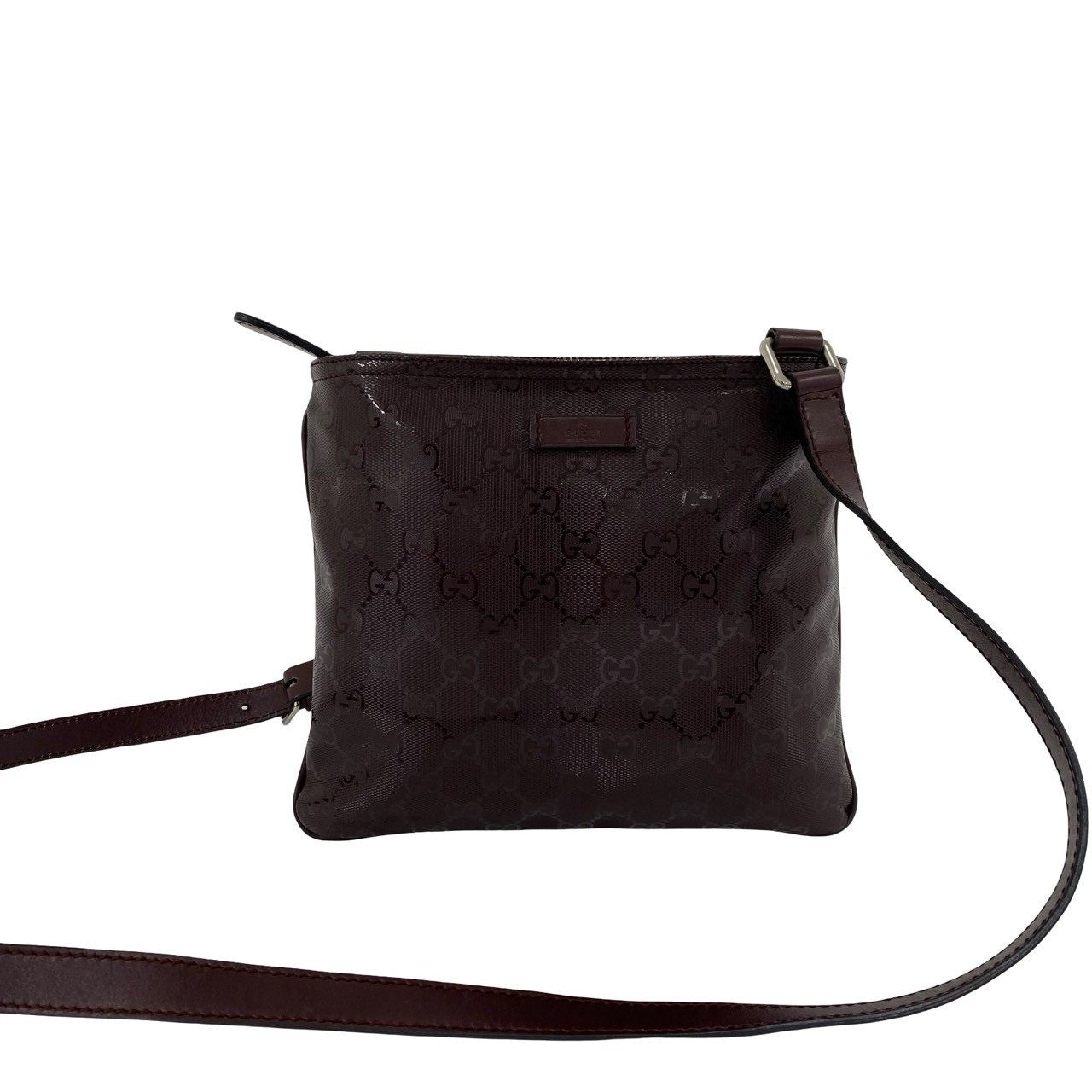 Gucci GG Imprime Leather Shoulder Bag