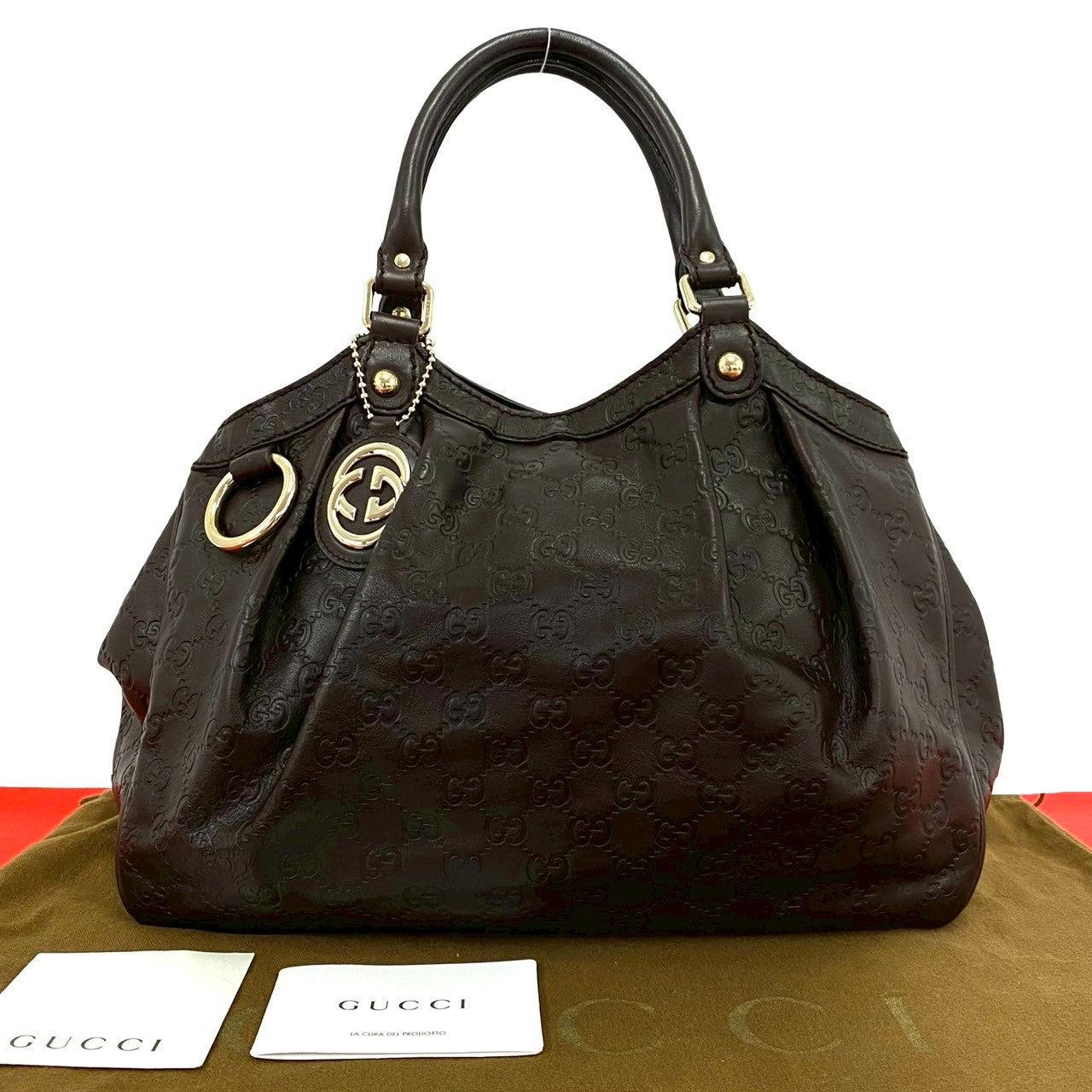 Gucci Sukey Leather Handbag