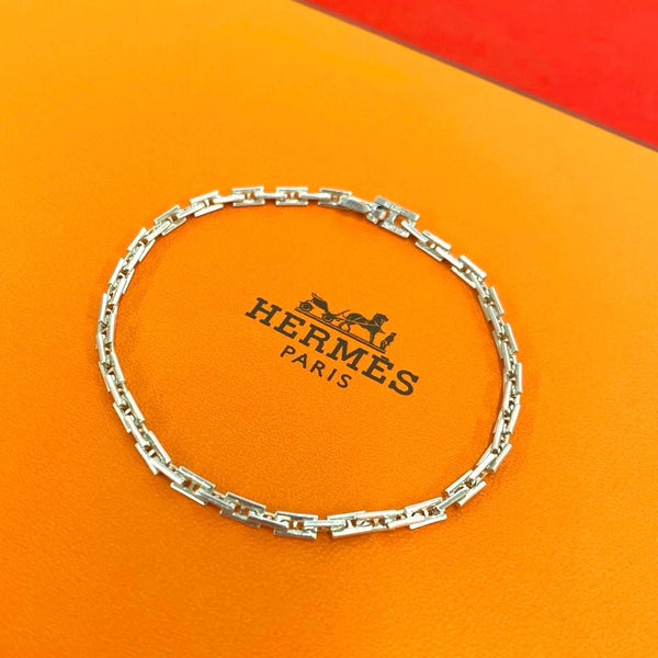 Hermes Heracles PM Silver Bracelet