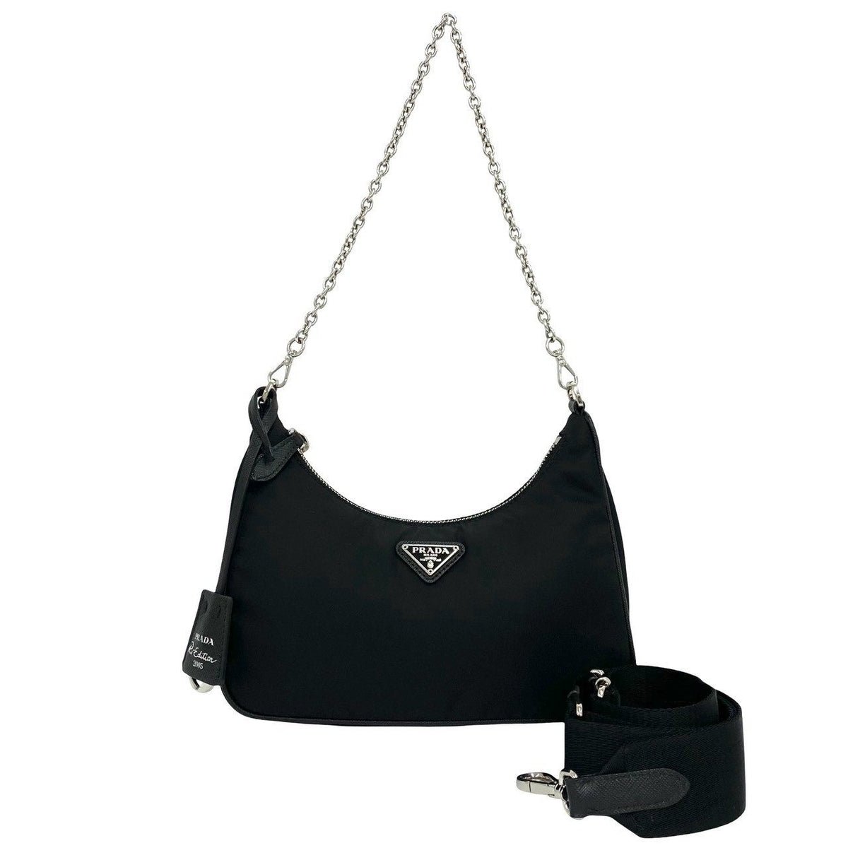 Prada Tessuto Saffiano Shoulder Bag