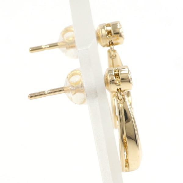 Pola 18K Yellow Gold Diamond Earrings, Diamond .12ct, Total Weight Approx. 2.7g, Pola Women's Gold Earrings (Pre-owned)