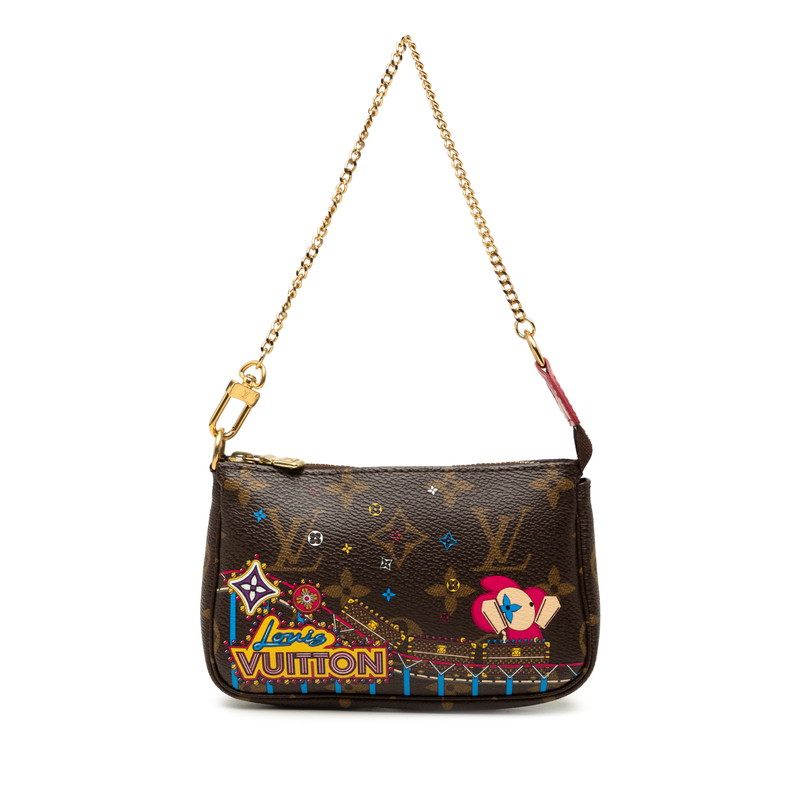 Louis Vuitton Monogram Vivienne Mini Pochette Accessoires Limited Pouch