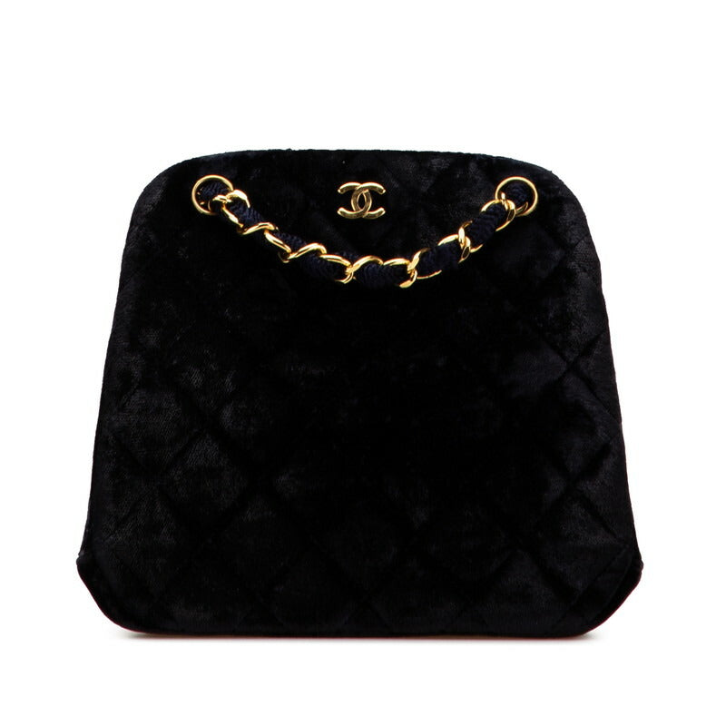 Chanel Matelasse Suede Chain Tote Bag