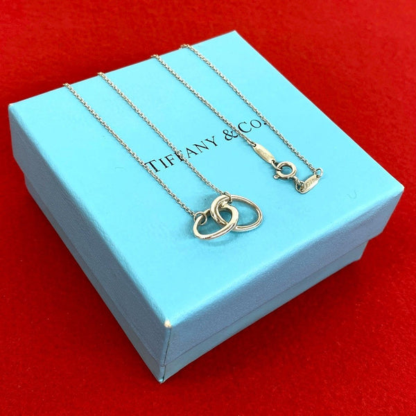 Tiffany&Co. Interlocking Silver Necklace