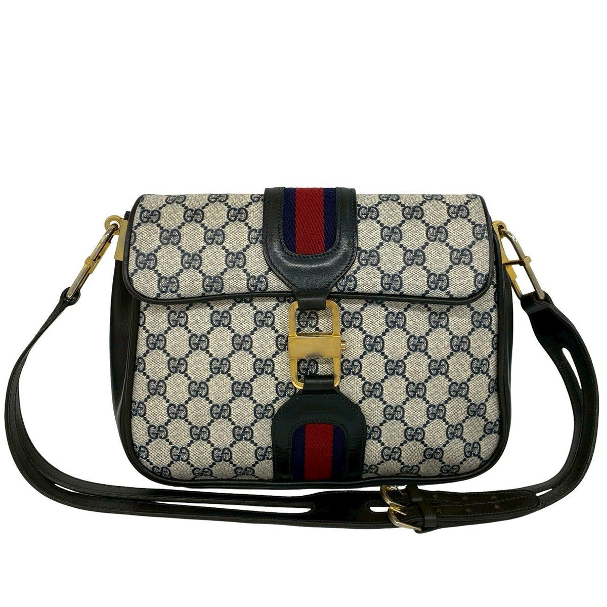 Gucci GG Leather PVC Shoulder Bag