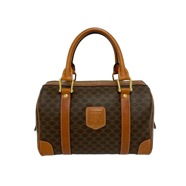 Celine Macadam Blazon Triomphe Leather Handbag