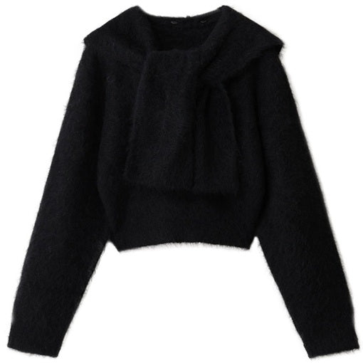 PRANK PROJECT Alpaca Blend 2-Way Hoodie Knitwear