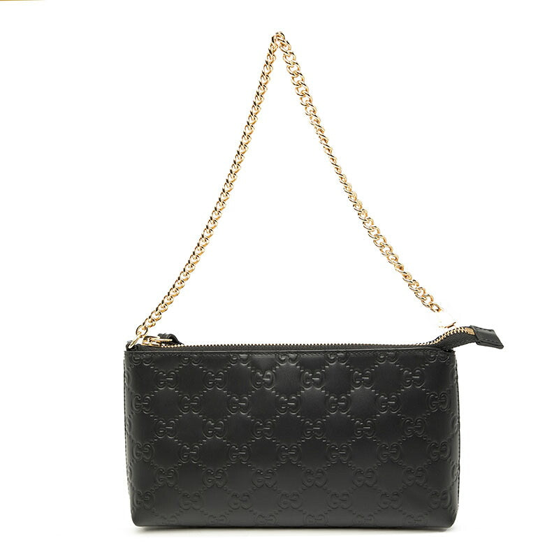 Gucci Gucci Signature Leather Chain Shoulder Bag