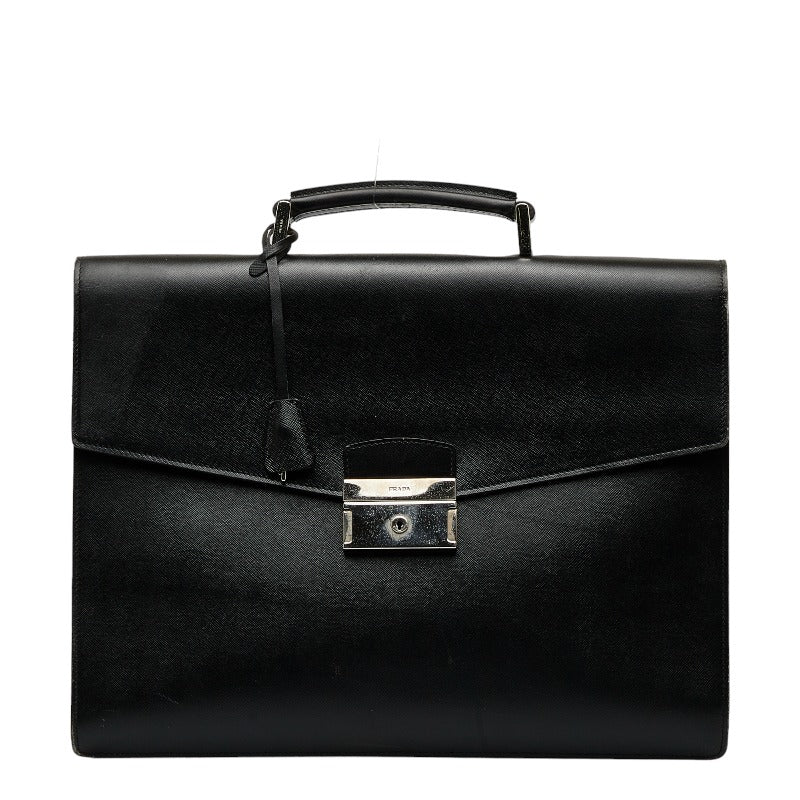Saffiano Leather Briefcase