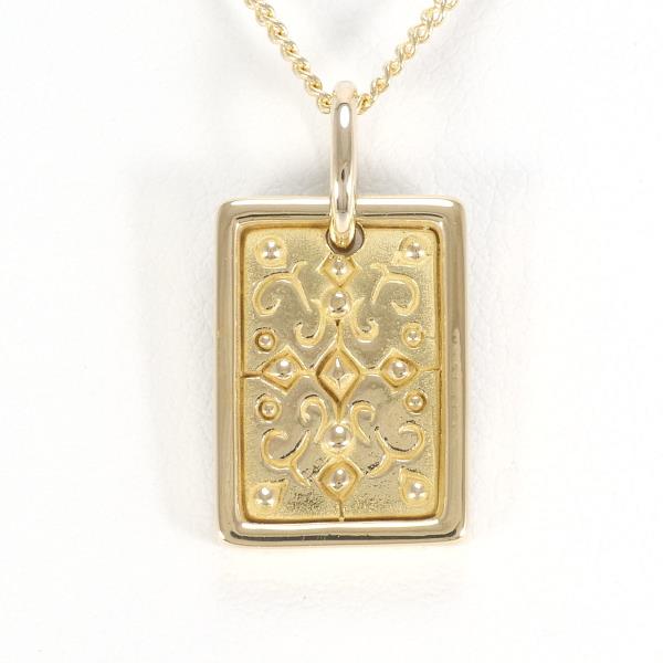 18K Yellow Gold Necklace, Weighs Approx 6.9g, Length Approx 40cm