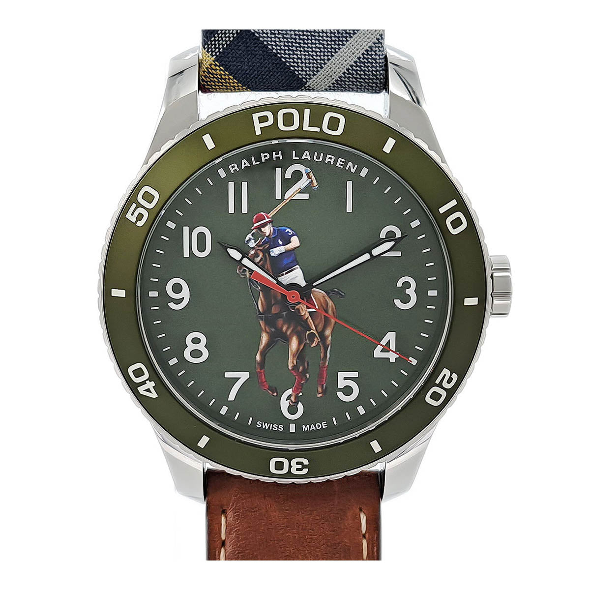 Ralph Lauren Polo Player 472836826003 Men's Automatic Stainless Steel Wristwatch [Pre-Owned] 4.72836826003E11