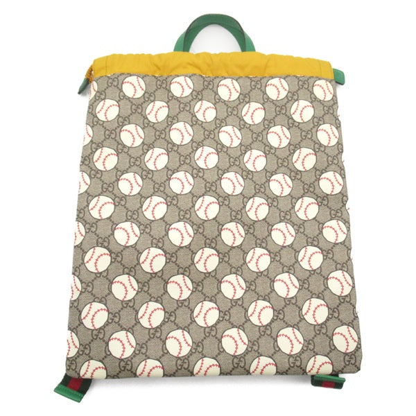 GG Supreme Tennis Ball Print Drawstring Backpack 550775