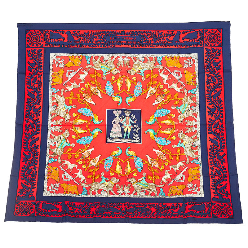 Early America Silk Scarf