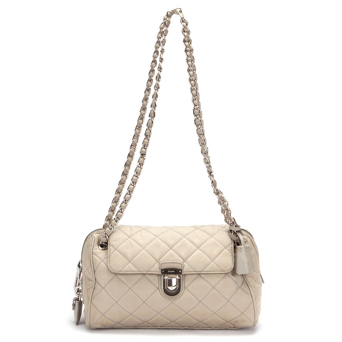 Tessuto Quilted Chain Shoulder Bag