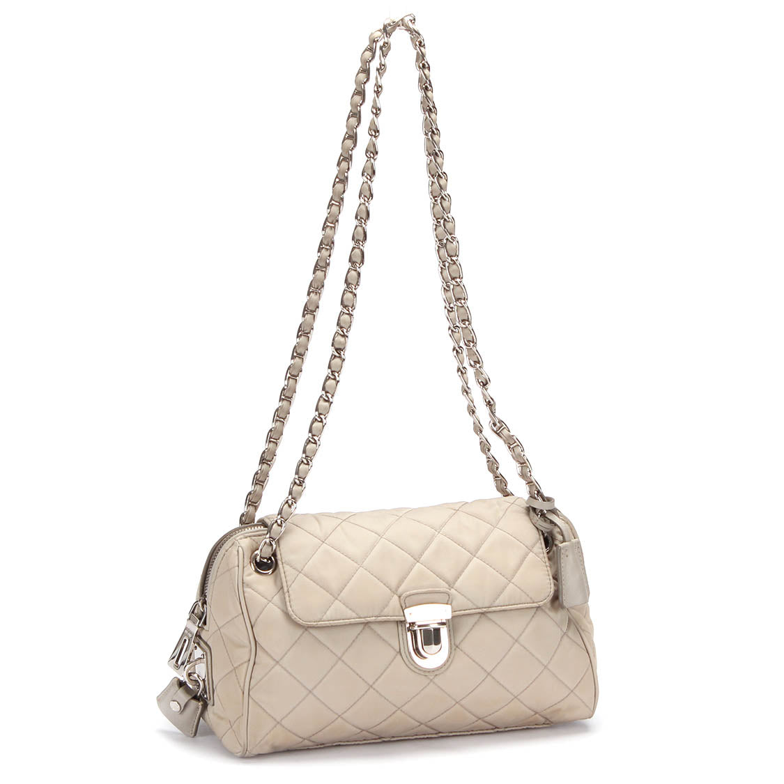 Tessuto Quilted Chain Shoulder Bag