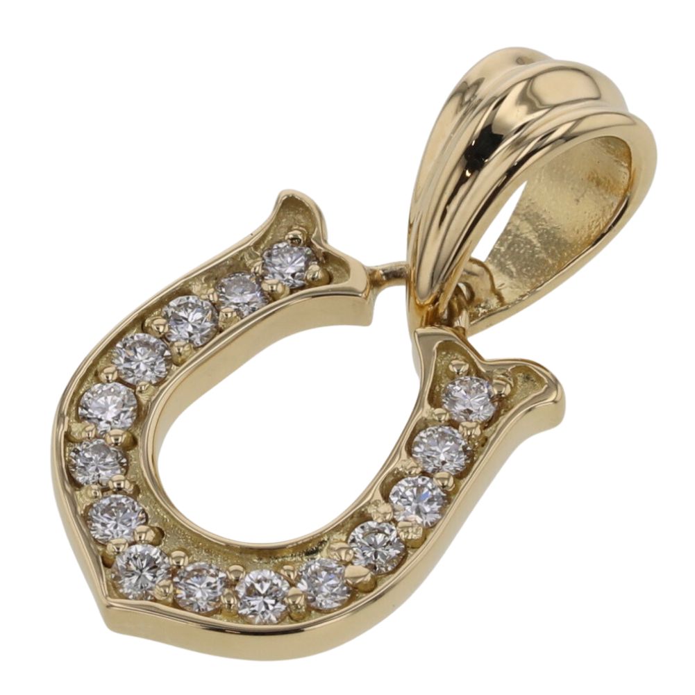 18k Gold Diamond Regalia Pendant Necklace
