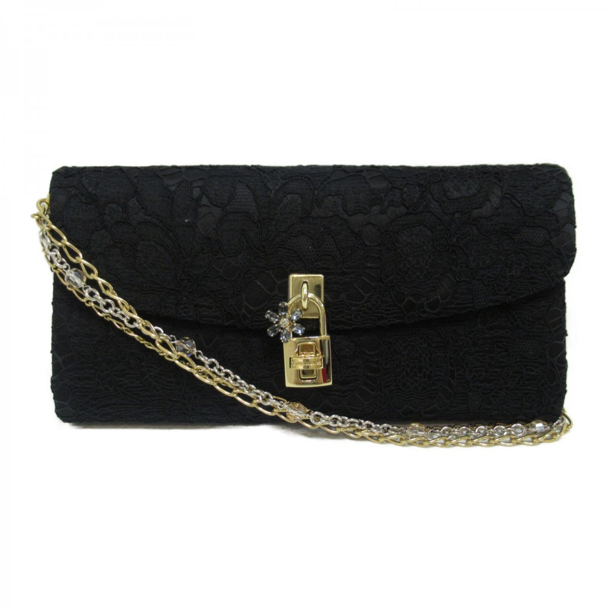 Laced Leather Taormina Clutch