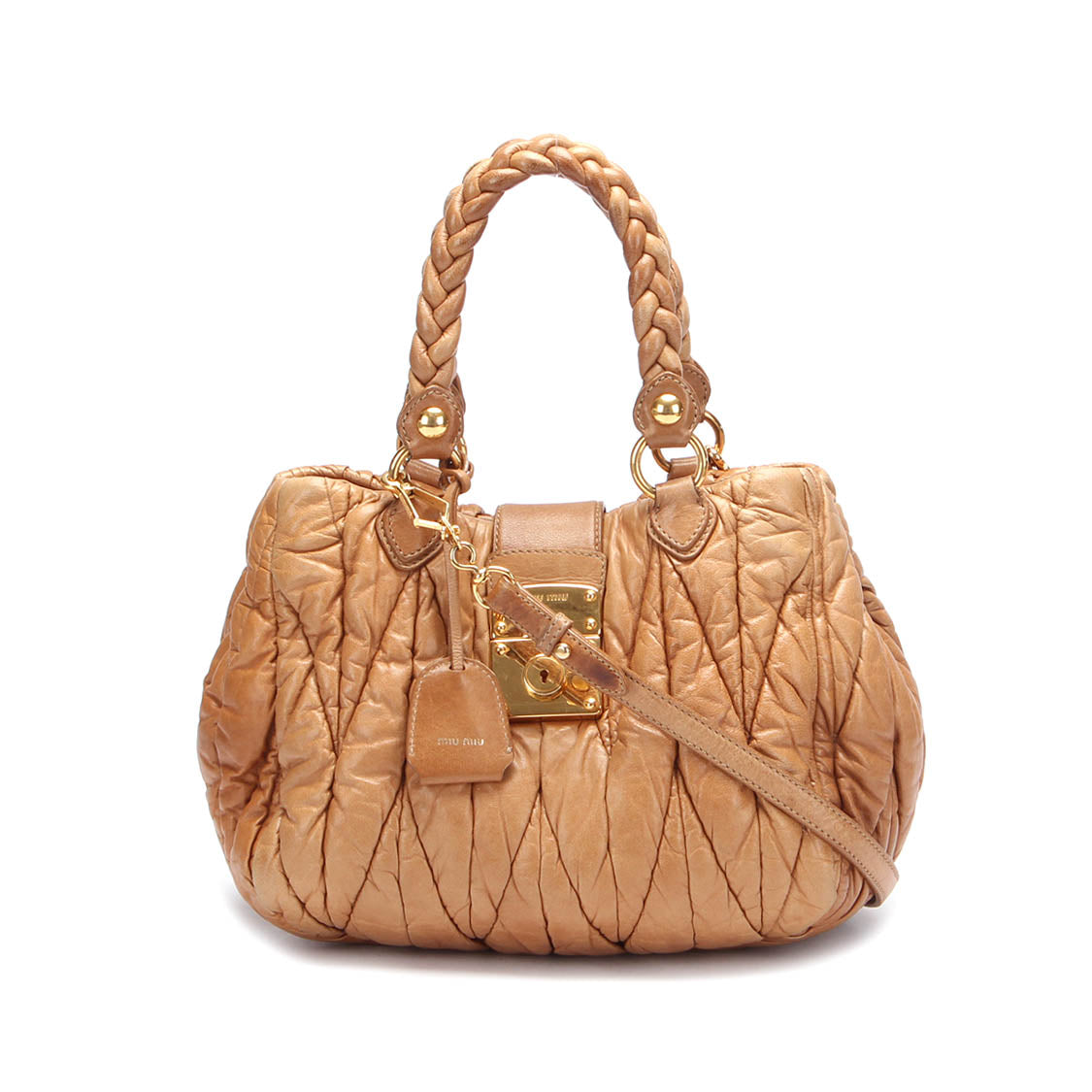 Matelasse Coffer Handbag