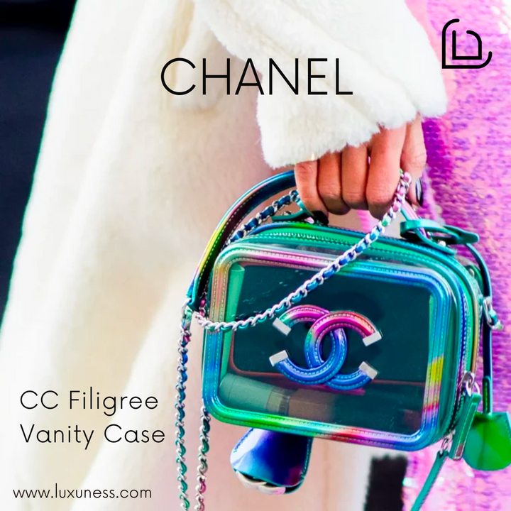 Chanel CC Filigree Vanity Case