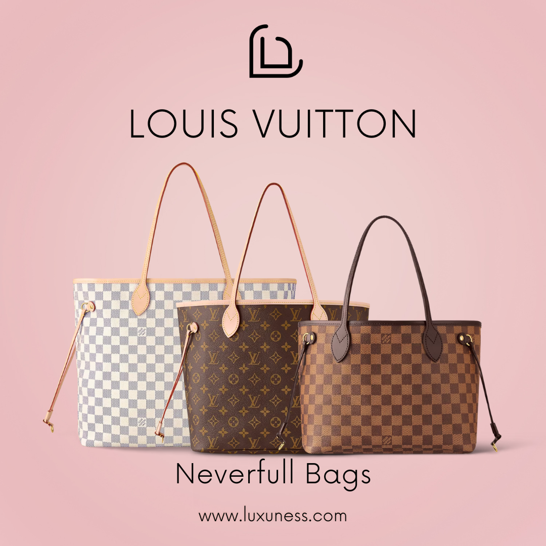 Louis+Vuitton+Neverfull+Catogram+Grace+Tote+MM+Brown+Canvas