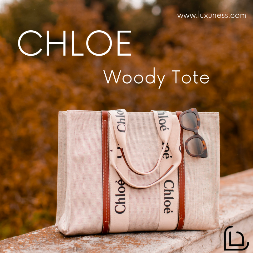 Meet Chloe. An orange and Louis Vuitton textile bag with jumbo, statement  diamanté.
