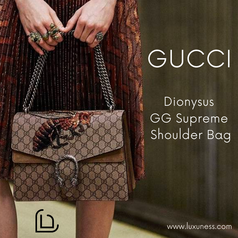 Gucci Dionysus GG Supreme Shoulder Bag