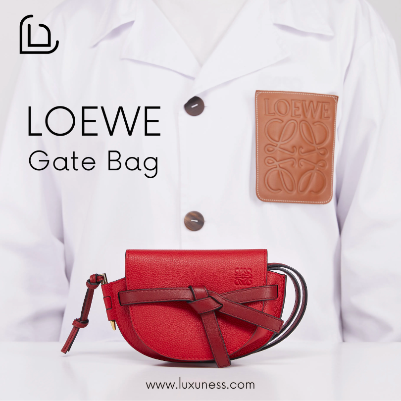 Loewe Gate Small Textured-Leather Shoulder Bag — UFO No More