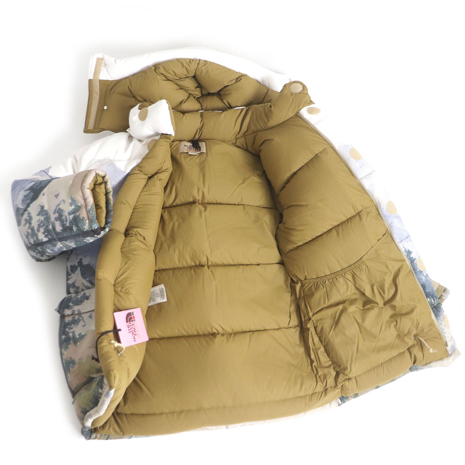 GUCCI Nylon Down Jacket Ivory S Men