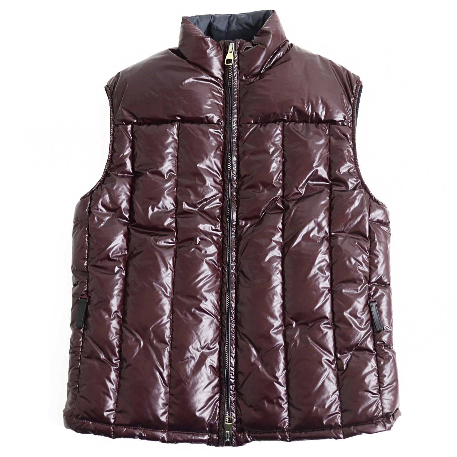 Dunhill Nylon Polyurethane Down Vest M Bordeaux