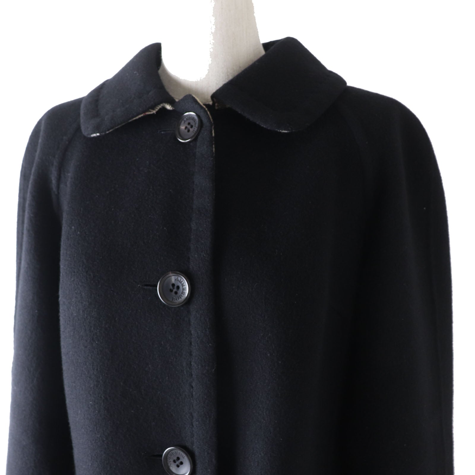 Burberry Wool Cashmere Coat Black 38 Women