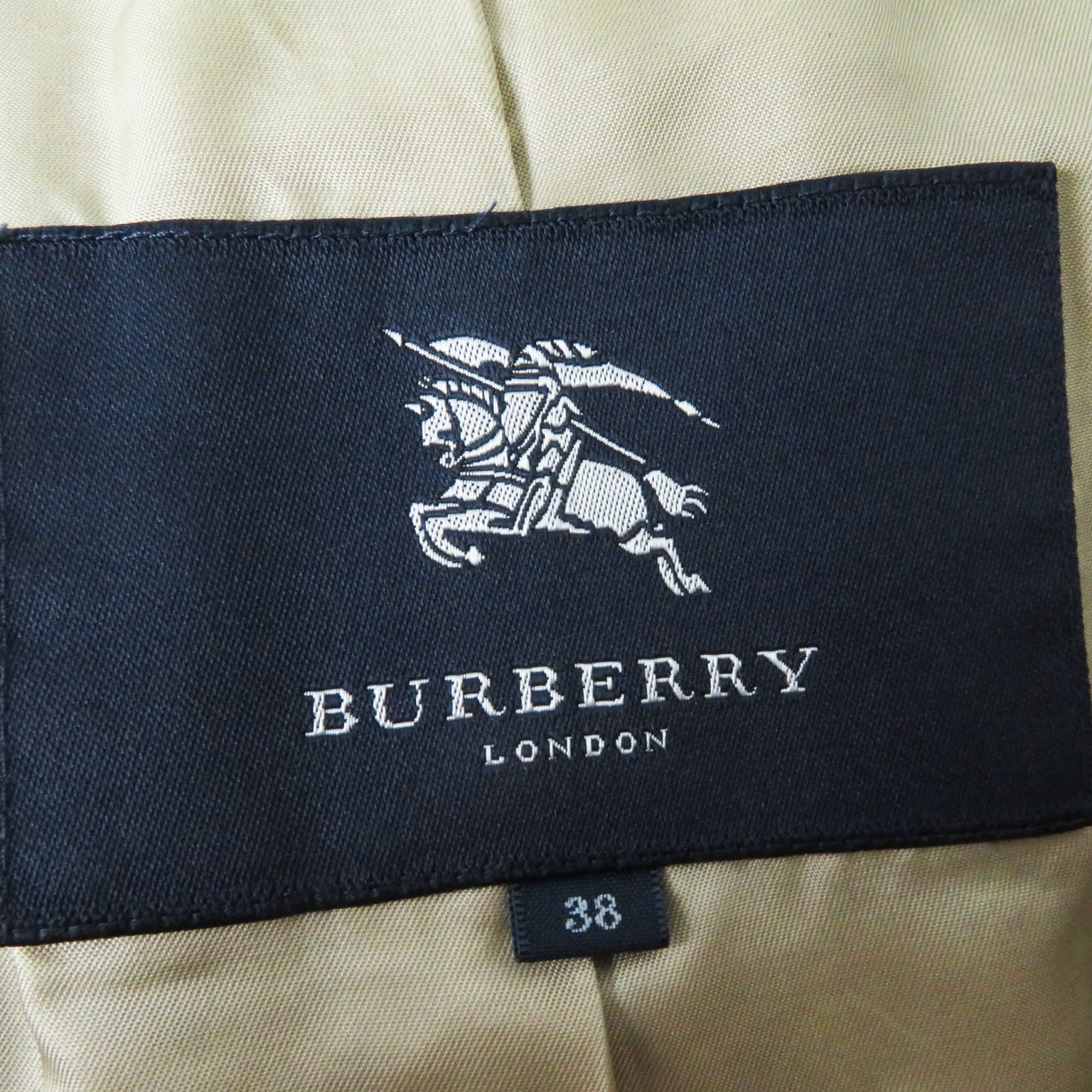 Burberry Wool Cashmere Coat Black 38 Women