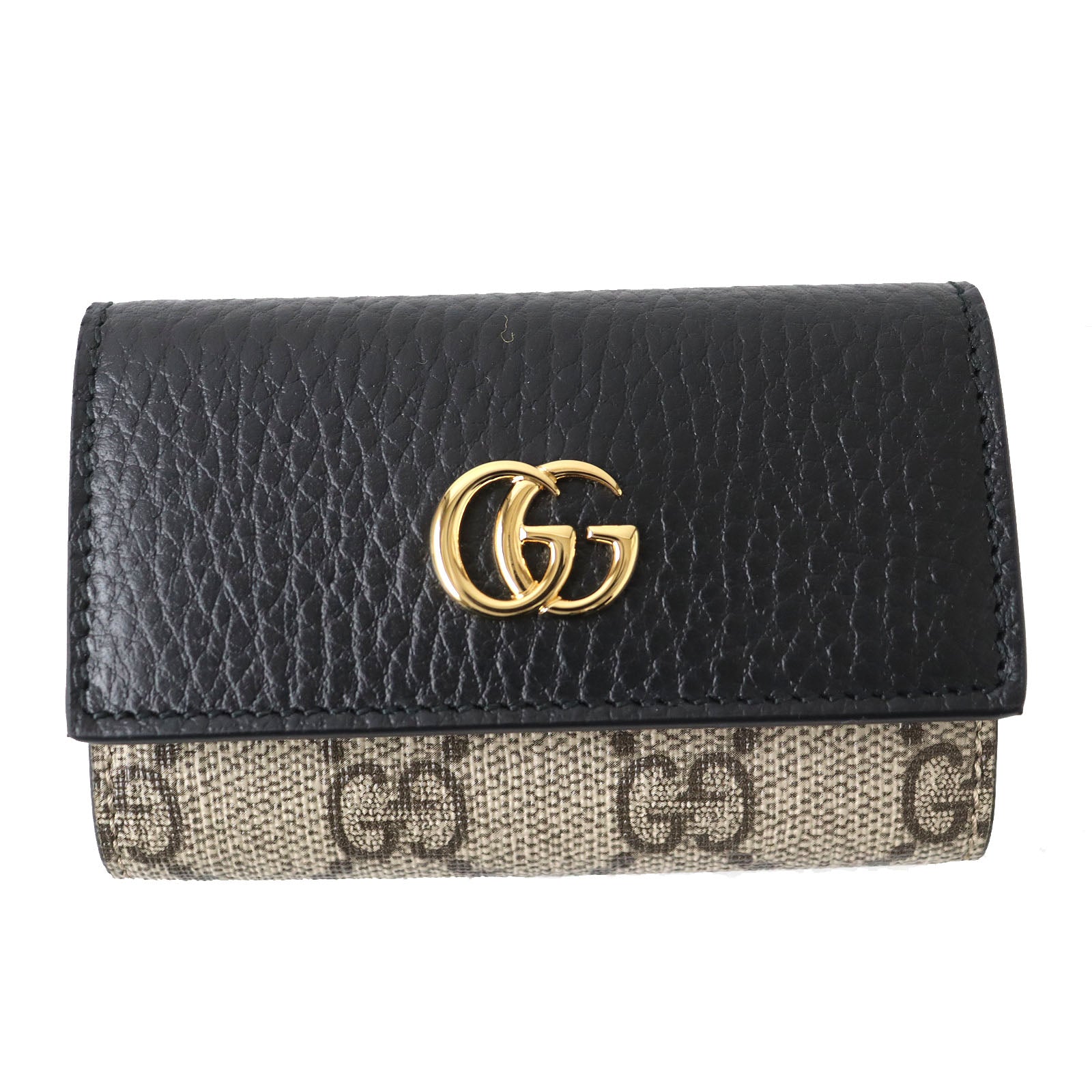 GUCCI GG Marmont Leather Key Holder