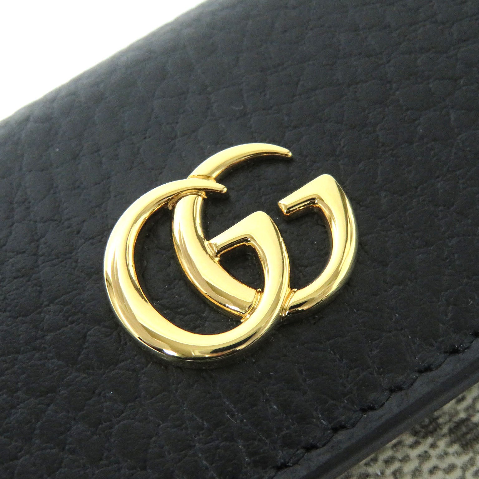 GUCCI GG Marmont Leather Key Holder