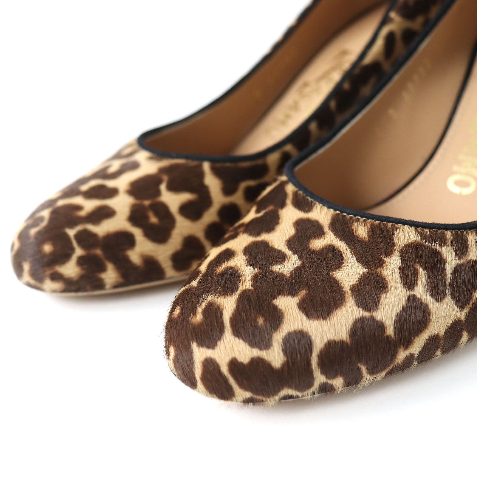 Salvatore Ferragamo Leopard Haircalf Leather Pumps