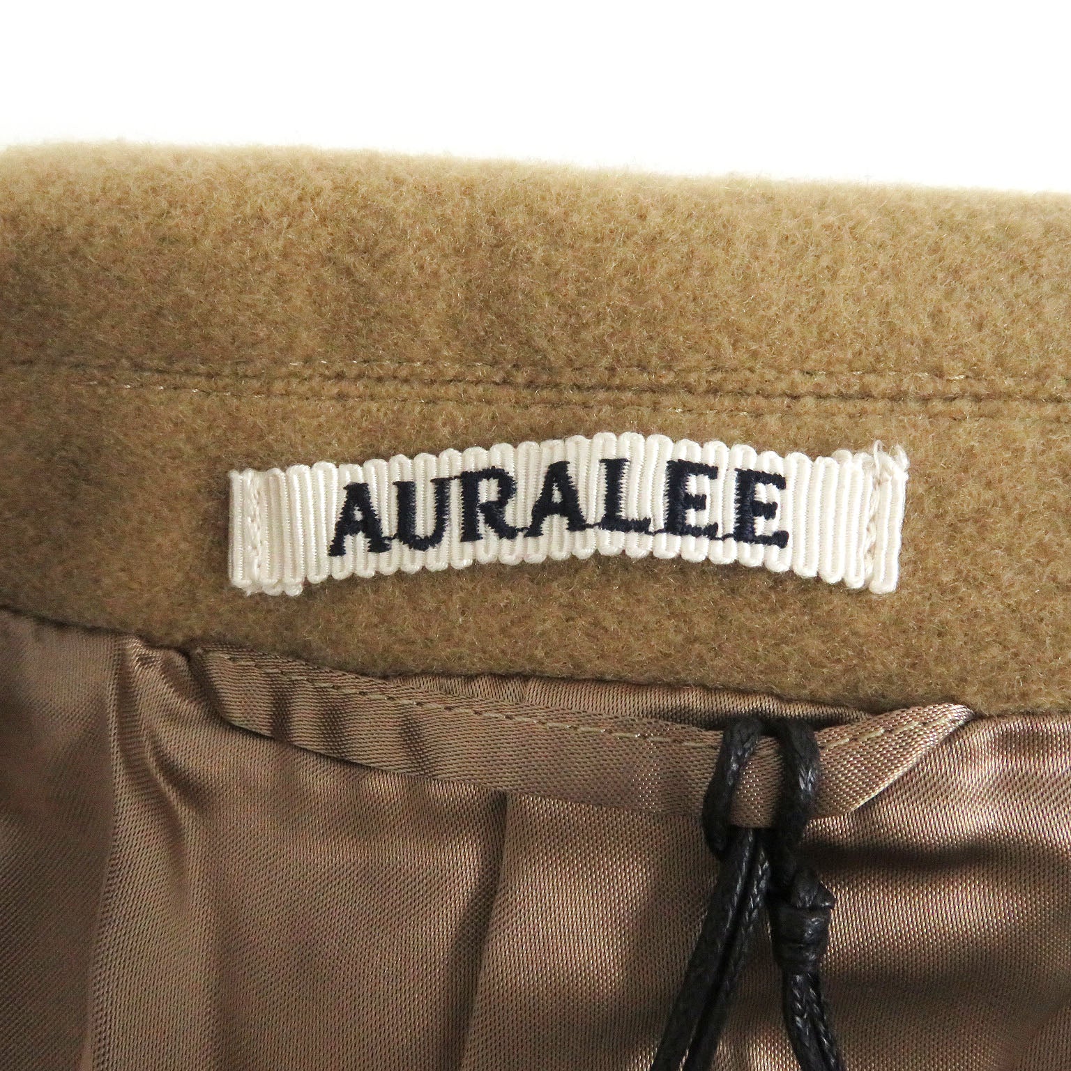 AURALEE Cashmere Wool Over Jacket Camel