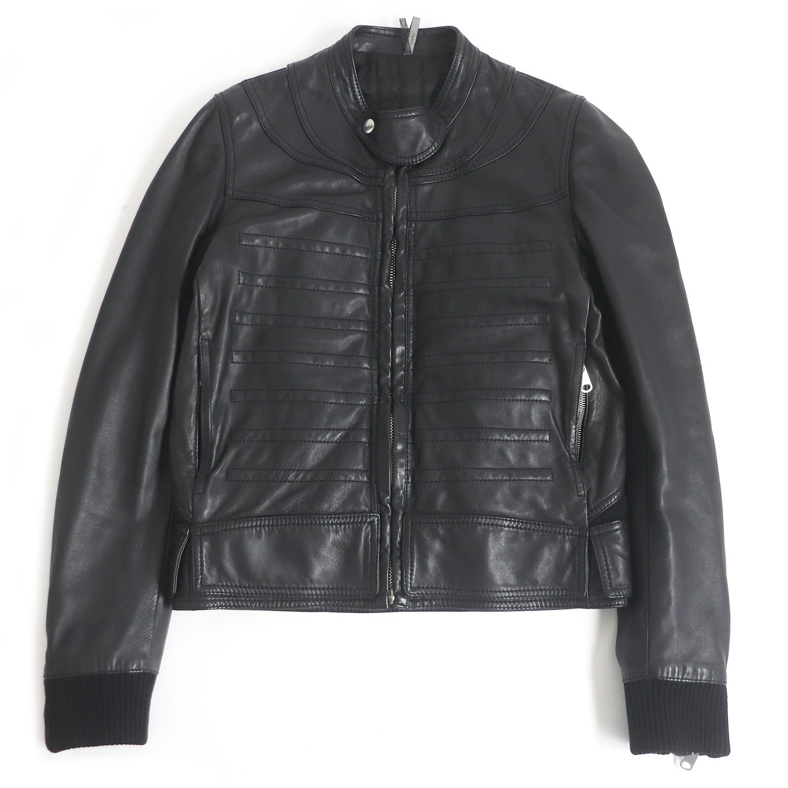 Dior Lamb Leather Napoleon Jacket Black 44