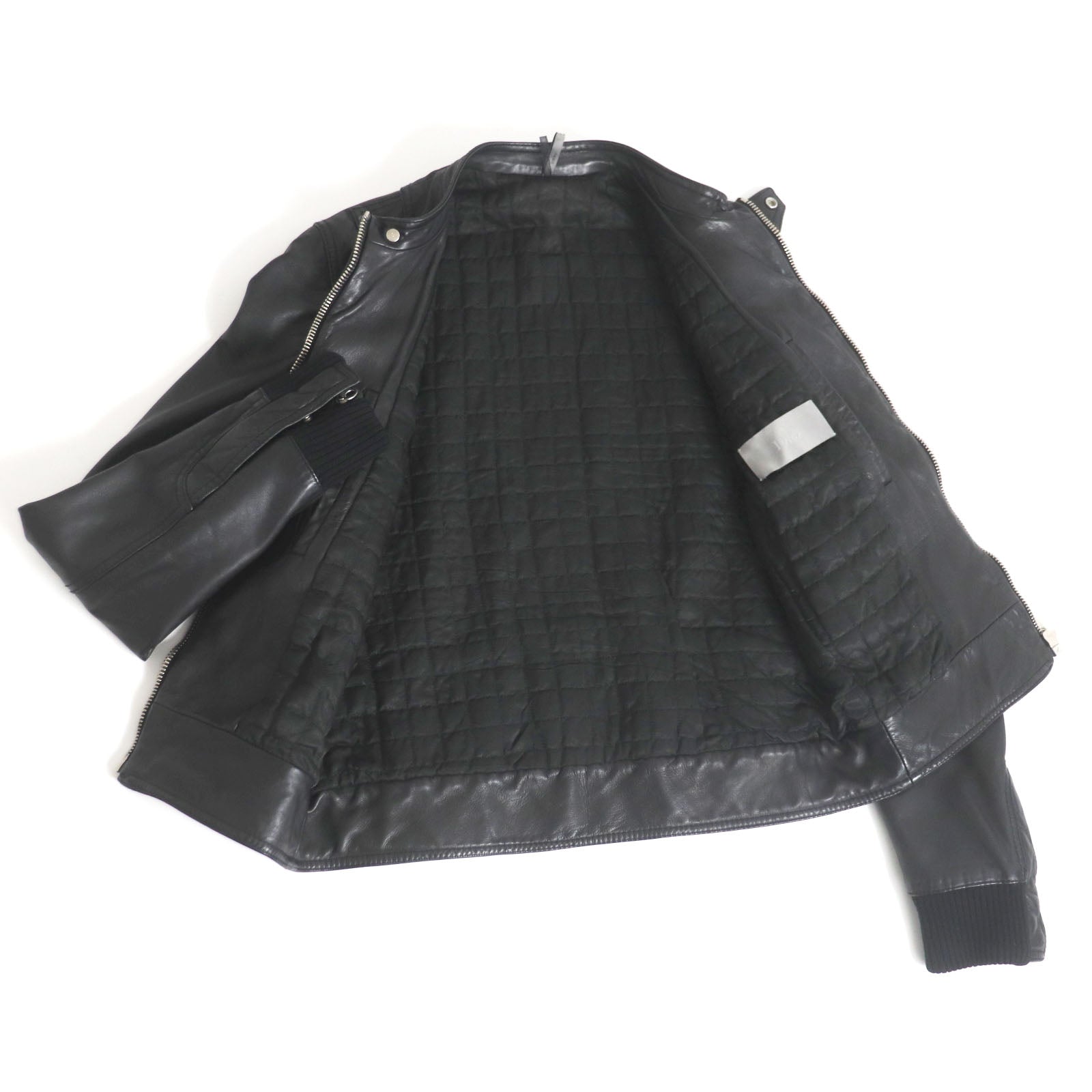 Dior Lamb Leather Napoleon Jacket Black 44