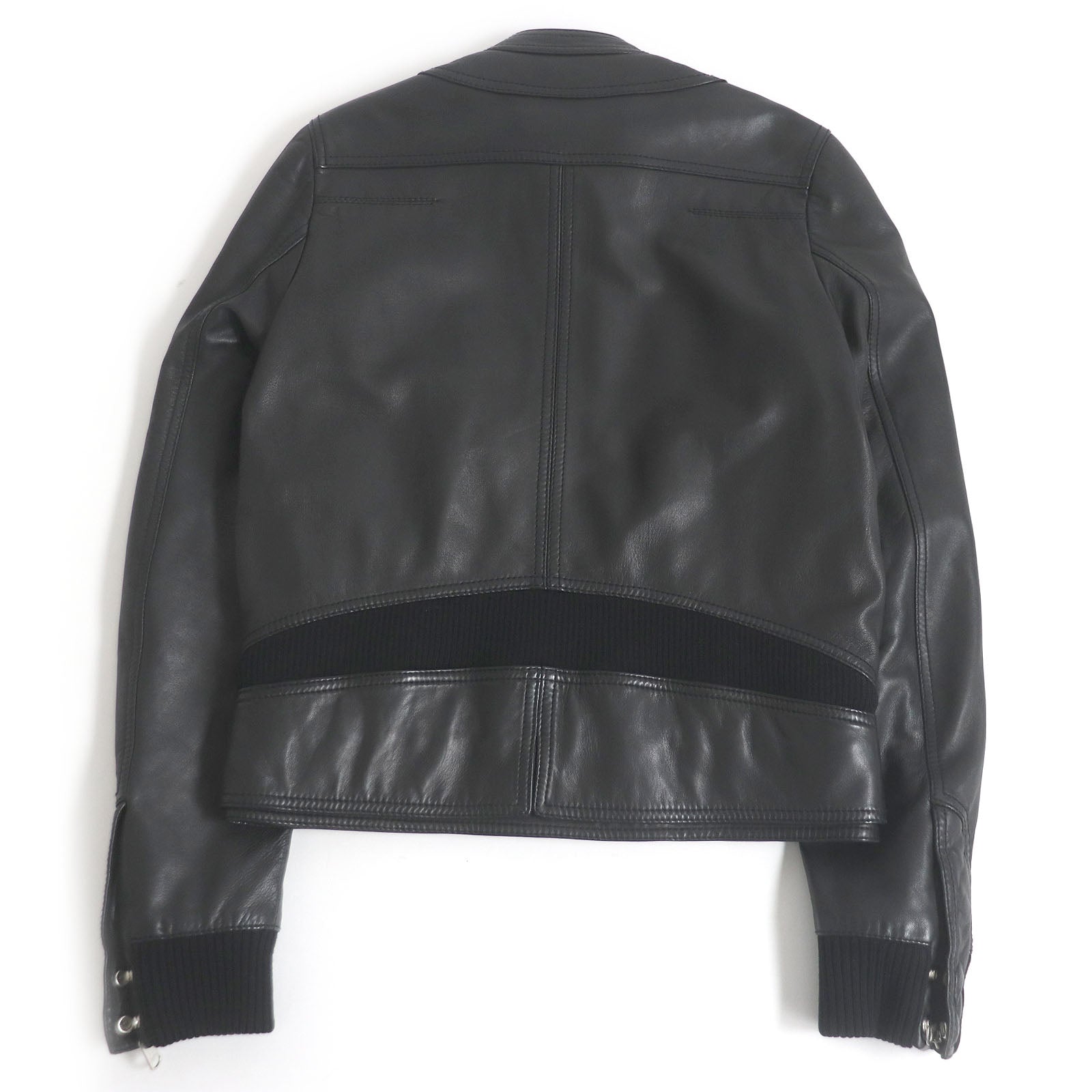 Dior Lamb Leather Napoleon Jacket Black 44