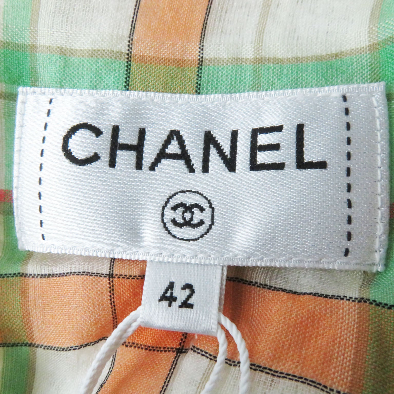 Chanel Tweed Skirt P62765 Ecru 42