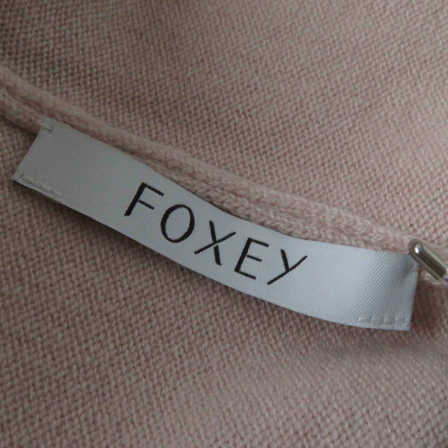 FOXEY Cashmere Twin Set Cami Cardigan Pink