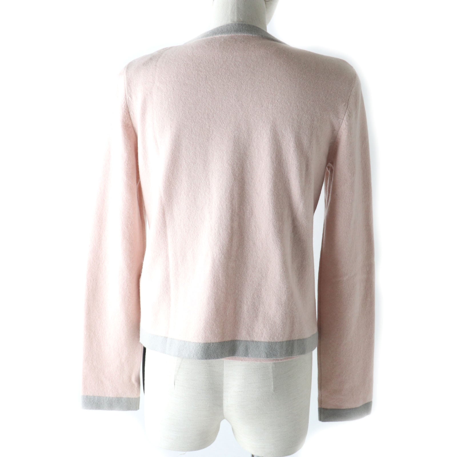 FOXEY Cashmere Twin Set Cami Cardigan Pink