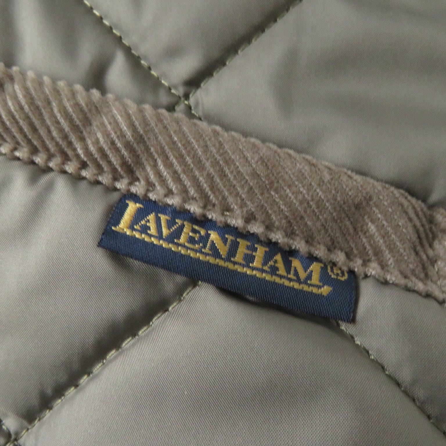 LAVENHAM Quilted Hooded Jacket Khaki Brown Women